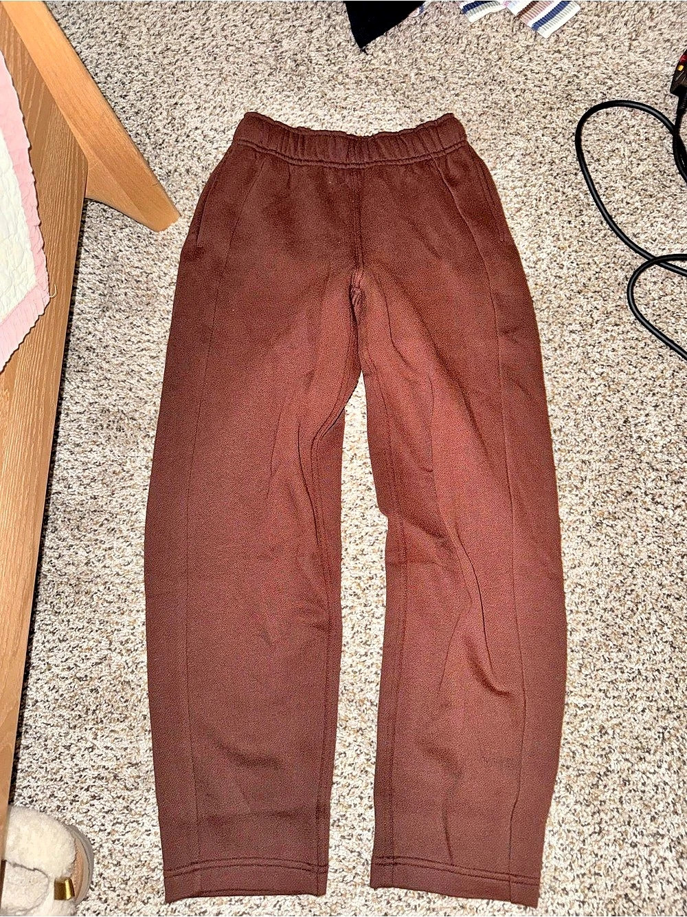 lululemon Scuba Mid-Rise Tapered Pant 7/8 Length⭐️ Lava Cake Color⭐️ Size XXXS